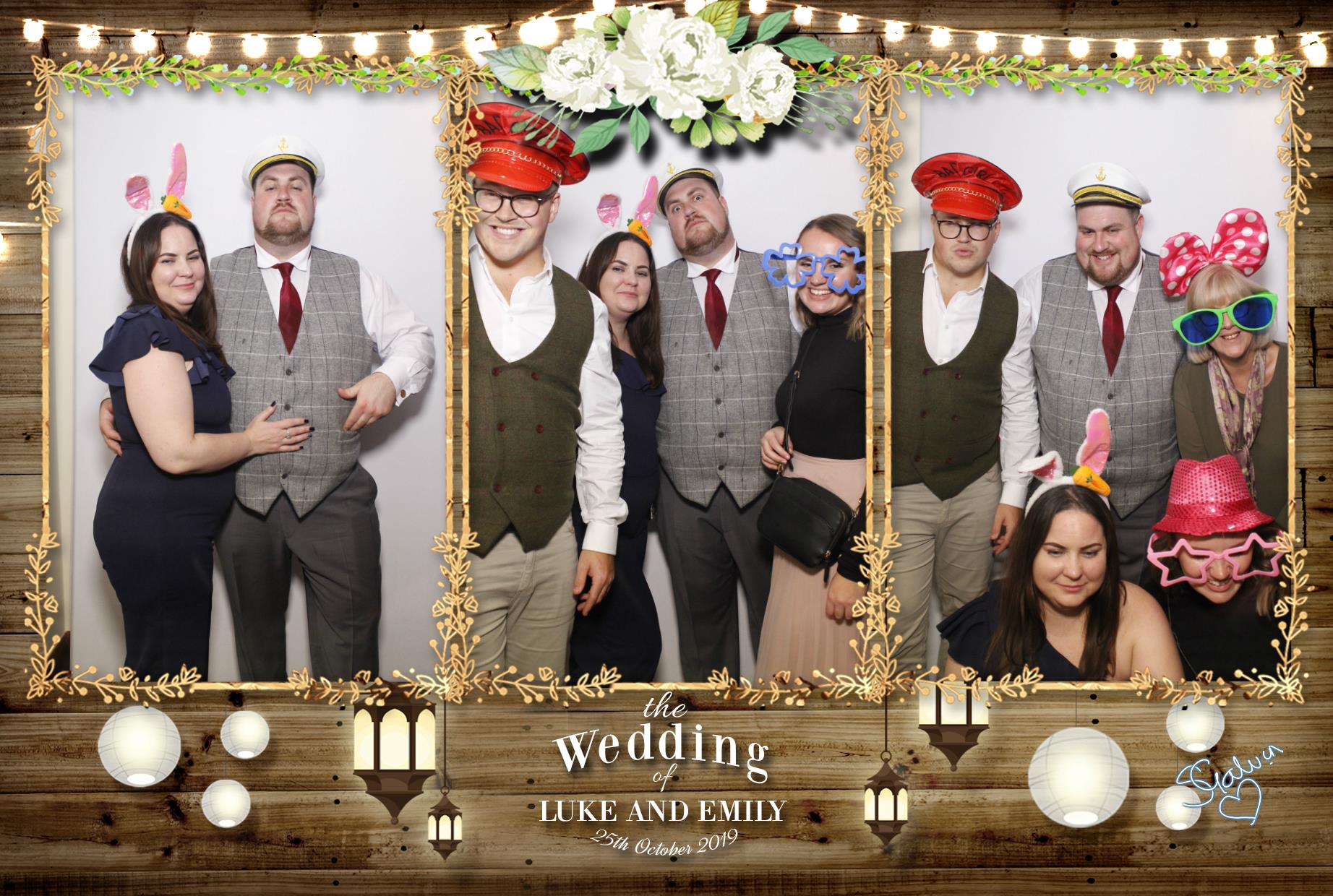 Luke & Emily's Wedding | View more photos from the event at gallery.myphotoboothexperience.co.uk/u/MyPhotoBoothExperienceLtd/Luke-Emilys-Wedding